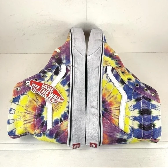 Vans Sk8-Hi Tapered (Washed) Tie-Dye Sneaker Size 13 Men